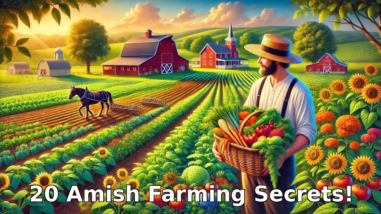 20 Amish Farming Secrets to Double Your Harvest | Organic Gardening Tips & Companion Planting Hacks