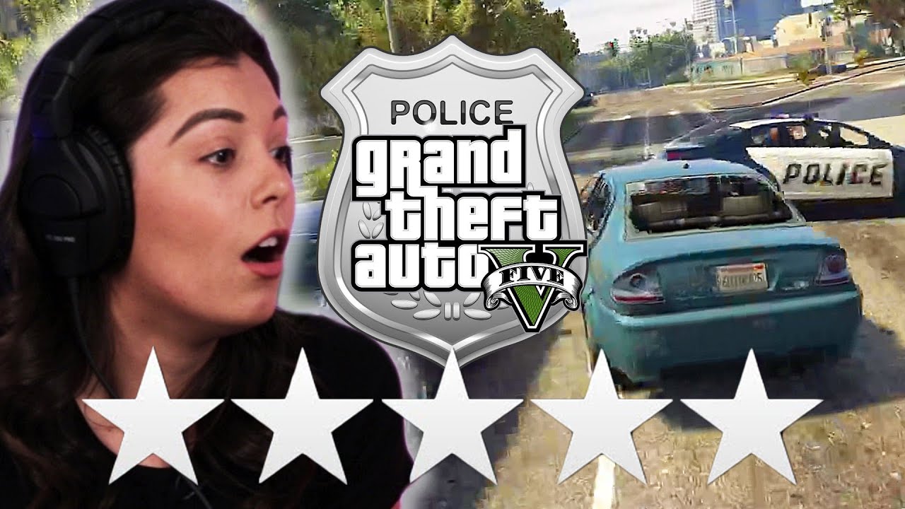 Policía profesional intenta escapar de una persecución en 'Grand Theft Auto V'