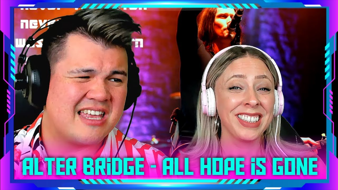 Millennials React to All Hope is Gone by Alter Bridge Lyrics | THE WOLF HUNTERZ Jon and Dolly