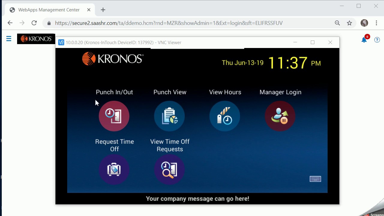 Kronos InTouch Clocks: How to create Soft Keys