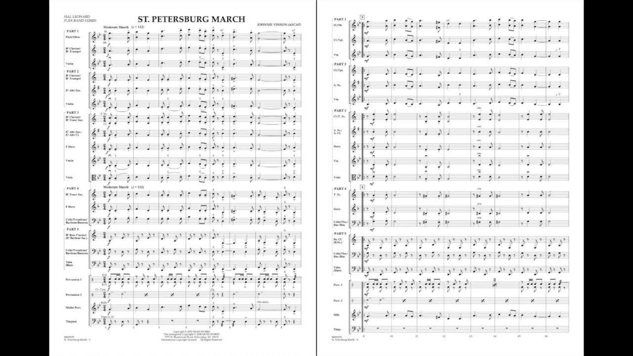 St. Petersburg March by Johnnie Vinson