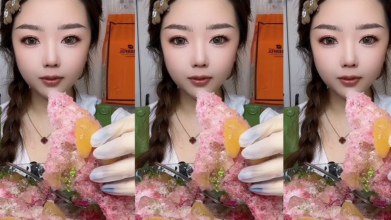 TaoTao Love Ice / Mukbang Ice #mukbang #eatingiceamsreatingsoundsshow