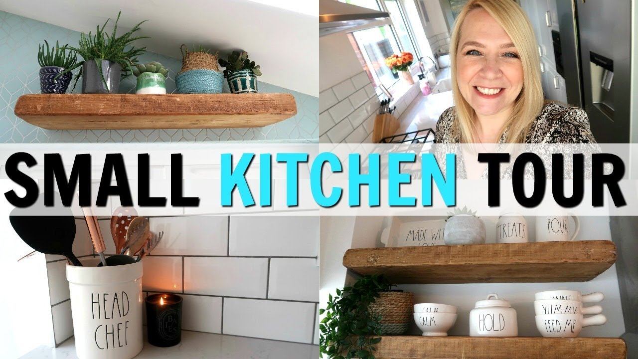 SMALL KITCHEN TOUR! BEFORE AND AFTER!