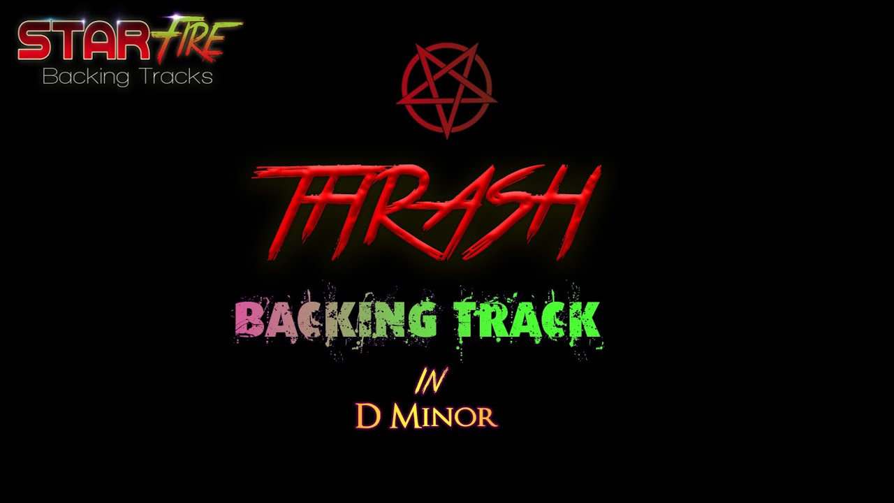 Thrash Backing Track In D Minor (with some twists)