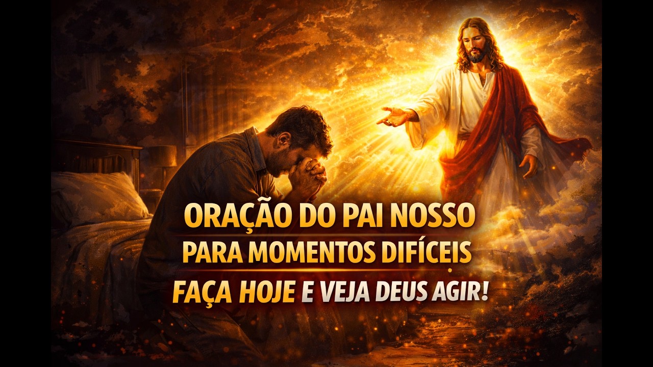 ORAÇÃO DO PAI NOSSO PARA MOMENTOS DIFÍCEIS — Faça Hoje e Veja Deus Agir !