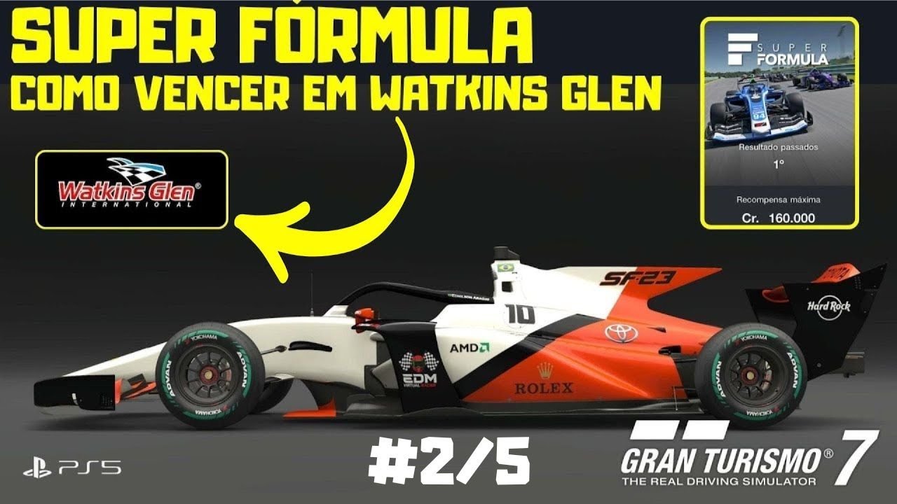 Como Vencer a Prova de Super Fórmula em Watkins Glen no Gran Turismo 7  #gt7 #ps5 #racing #gameplay