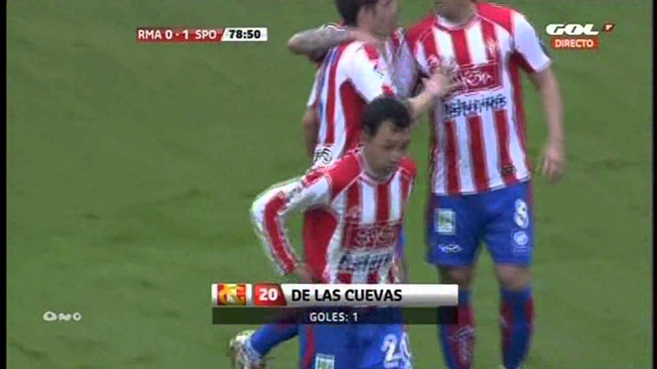 De Las Cuevas (Real Madrid vs Real Sporting de Gijón)