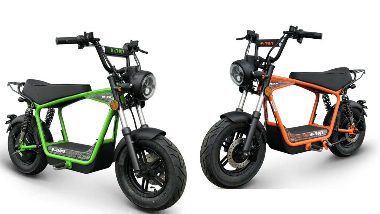 Neco E-Pop scooter with powerful 1,200W motor and hydraulic suspension arrives