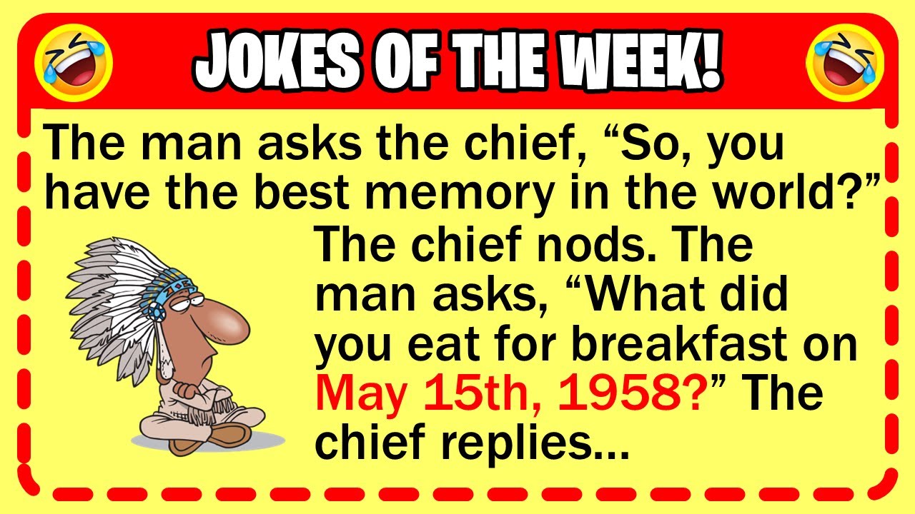 🤣 BEST JOKES OF THE WEEK! - The chief proves his great memory with just one word...| Funny Dad Jokes