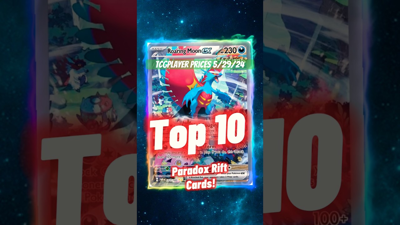 10 самых дорогих карт Paradox Rift 👀 #top10 #pokemontcg #paradoxrift
