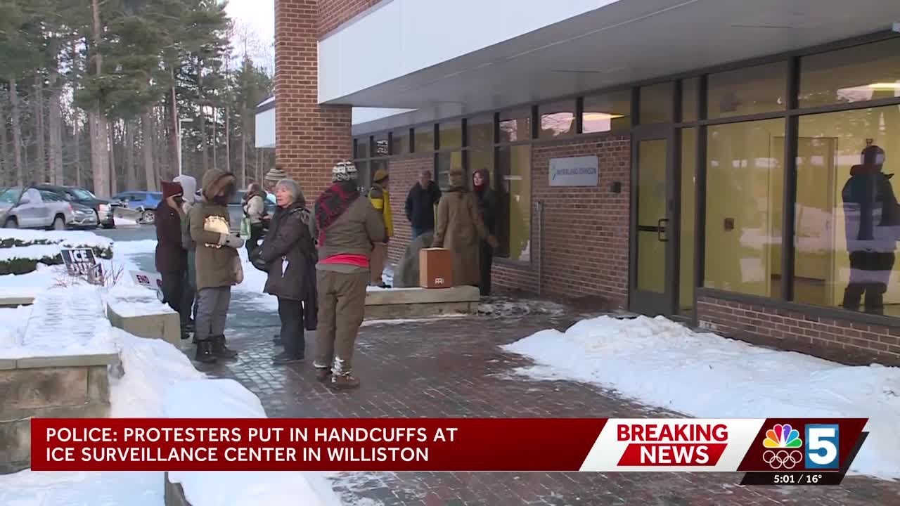 Some arrested during planned sit-in at ICE facility in Williston, Vermont