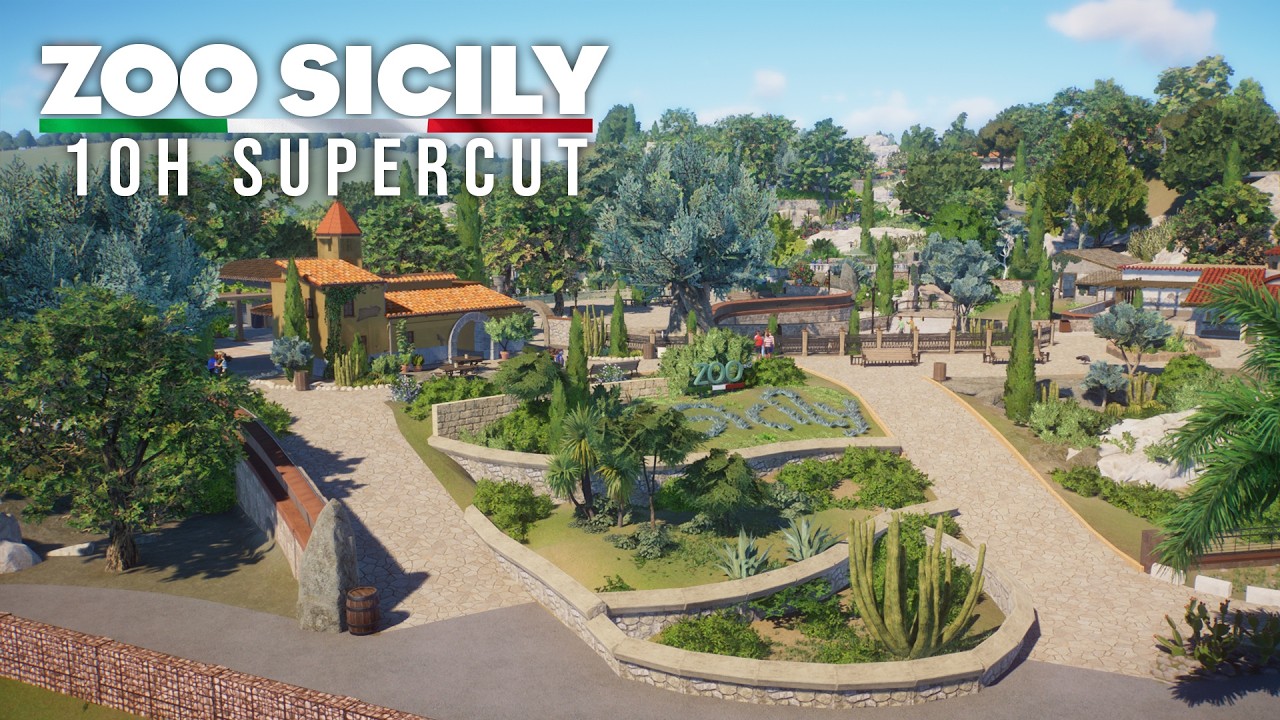 Creating THE PERFECT ITALIAN ZOO Planet Zoo - 10 Hour Calming LONGPLAY
