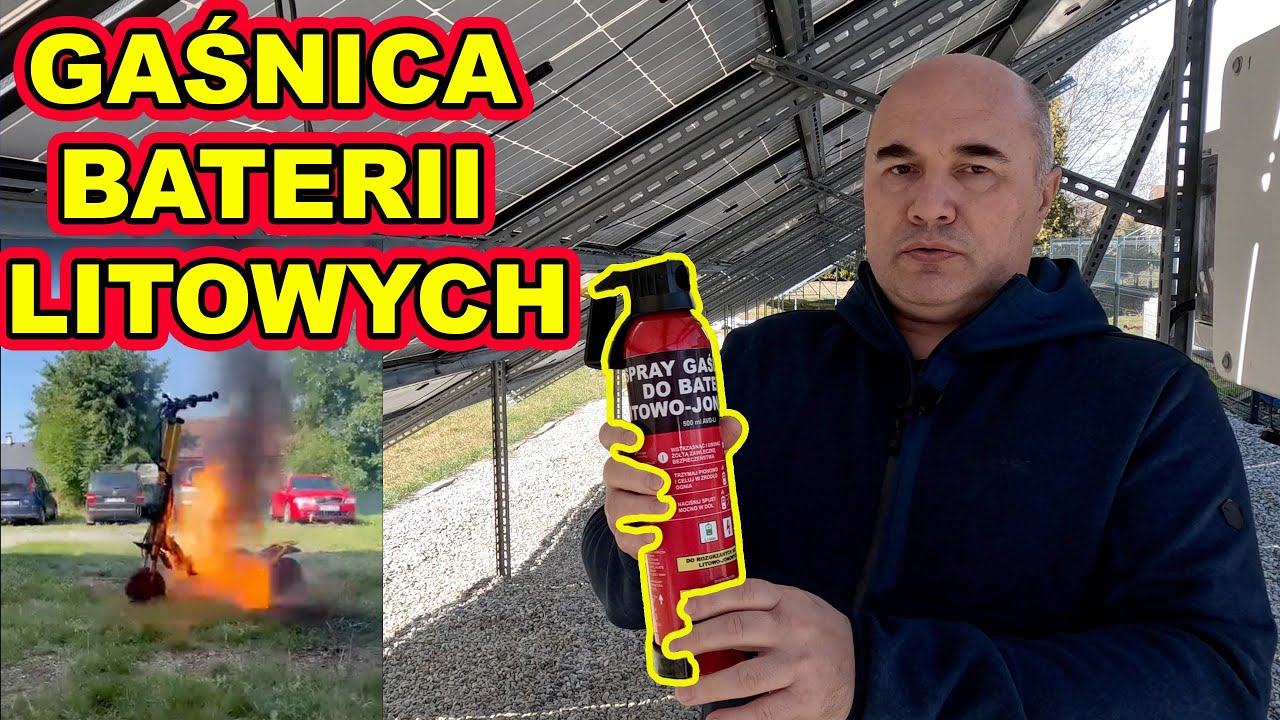 Jak ugasić baterie litowe i zapobiec pożarowi fotowoltaiki.
