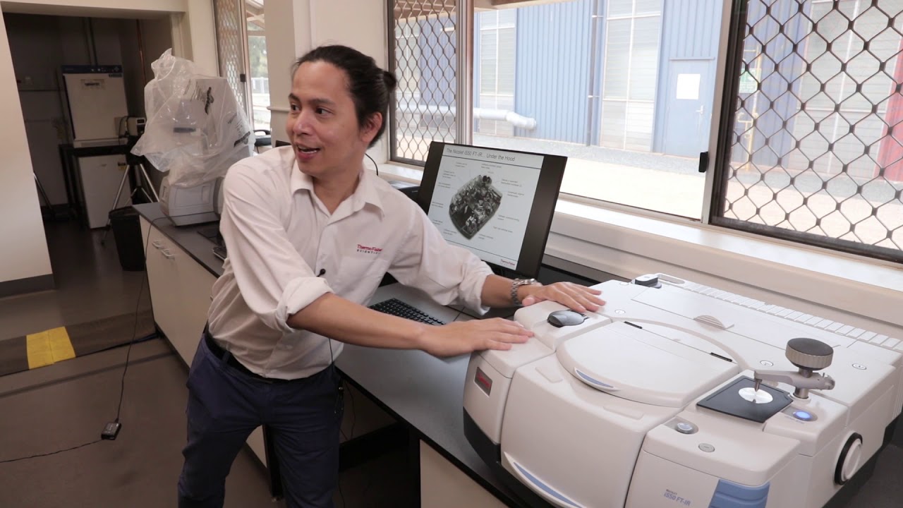 Lab traing on Thermo Scientific Nicolet iS50 FTIR Spectrometer