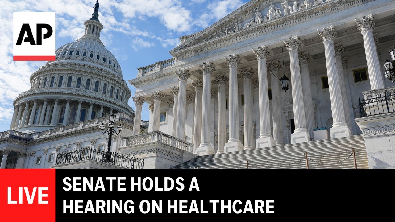 LIVE: Senate holds a hearing on healthcare