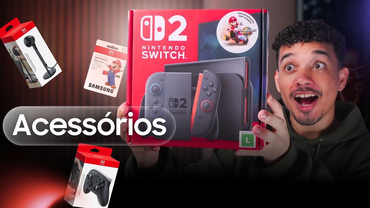 Comprei todos os acessórios do Nintendo Switch 2 | JG GAMES