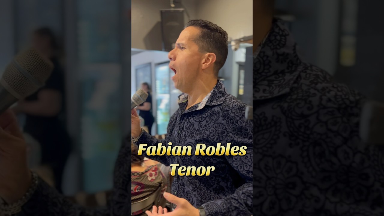 Follow on Youtube, Facebook, Instagram and TikTok for more great singing! #fabianroblestenor