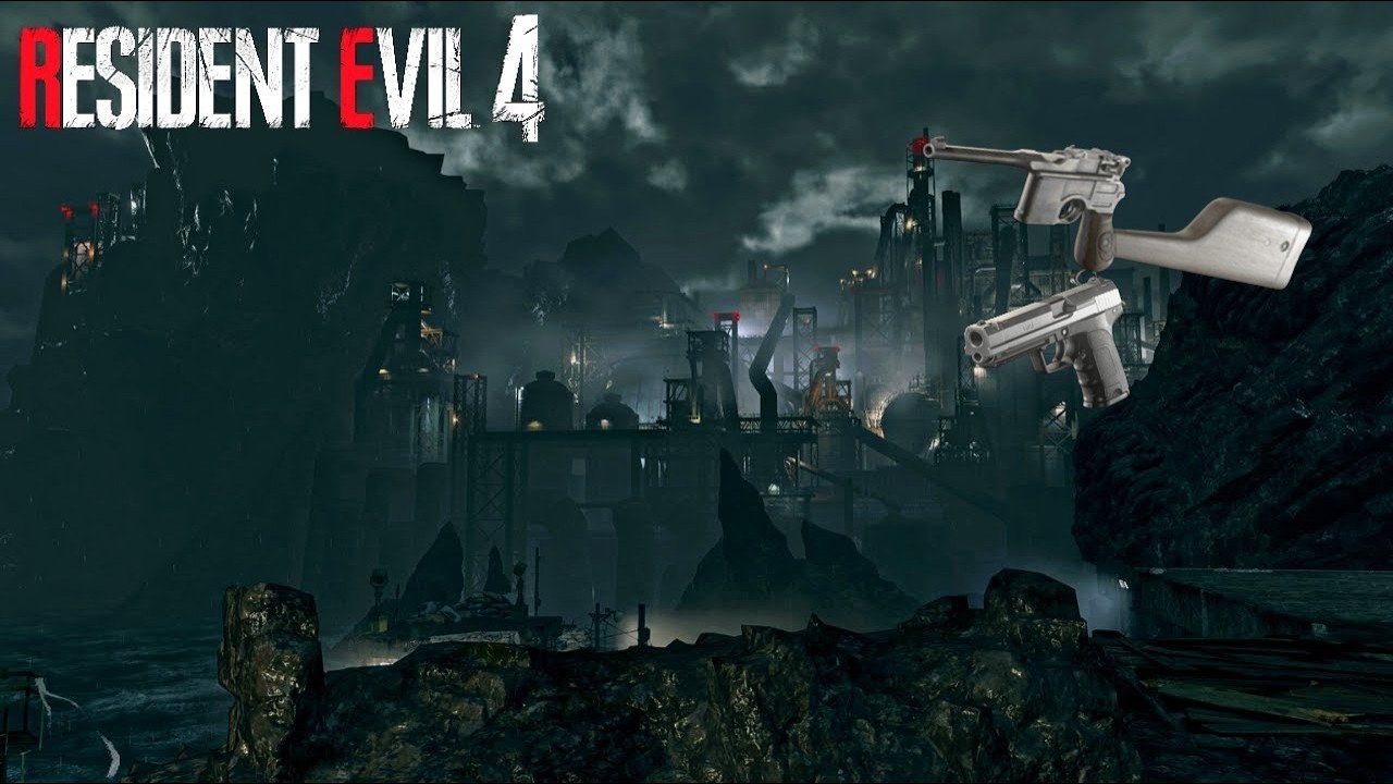 Resident Evil 4 Remake Só Pistolas - Ilha completa