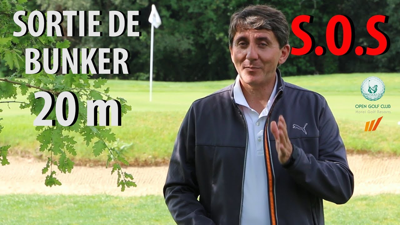 LA SORTIE DE BUNKER DE GREEN A 20 M