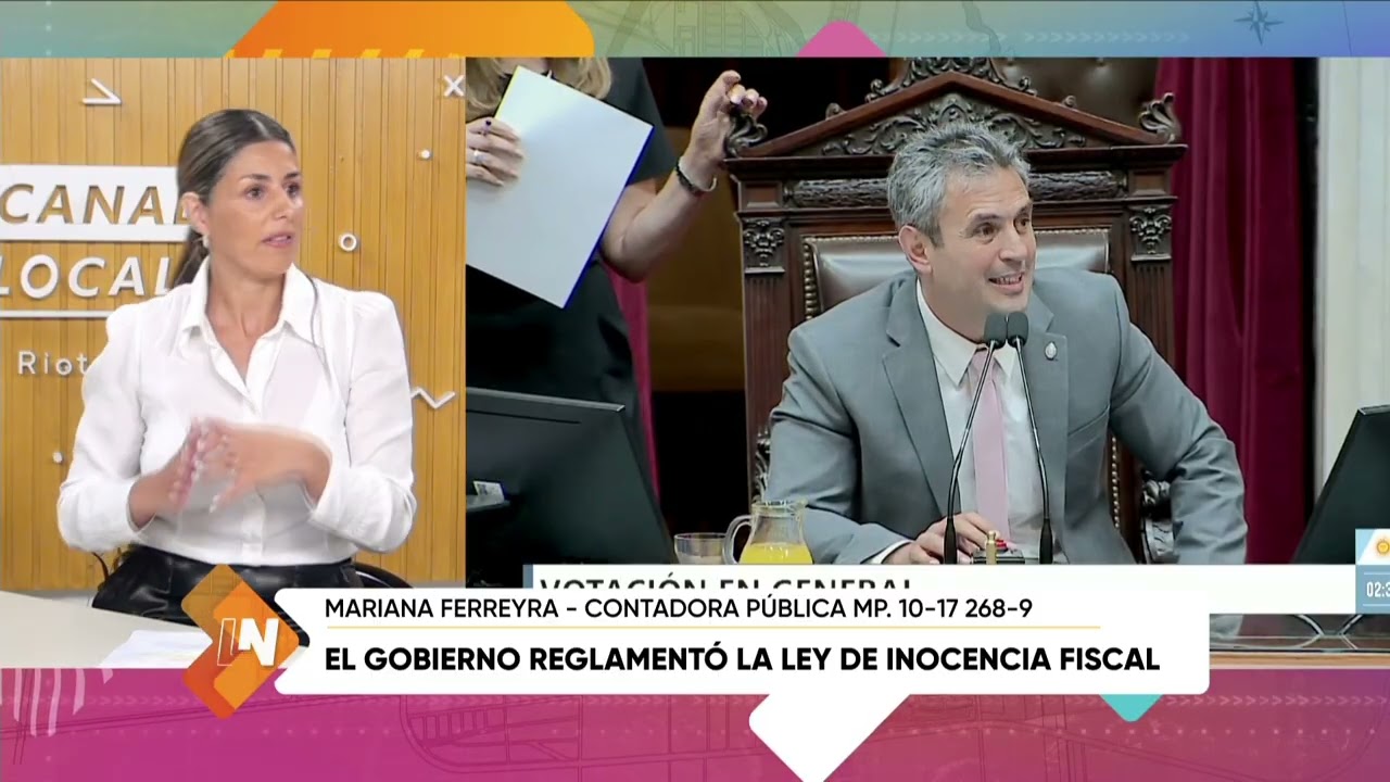 El gobierno reglamentó la ley de inocencia fiscal, Mariana Ferreyra