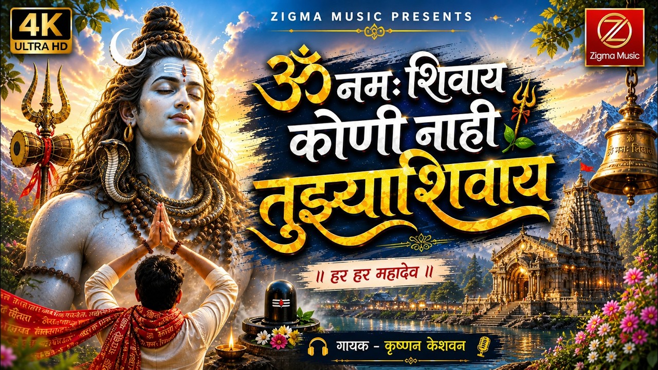 ओम नमः शिवाय कुणी नाही तुझ्या शिवाय🙏 Om Namah Shivay | Anant Kadam | Krishnan Keshavan | Zigma Music