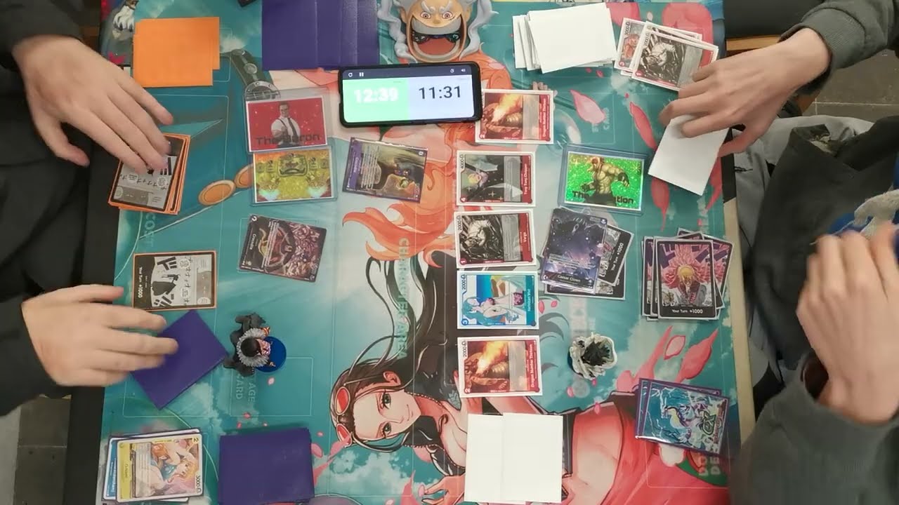 R5 Крокодил против Цезаря Клоуна - One Piece Villain TCG - Барон играет Situation 