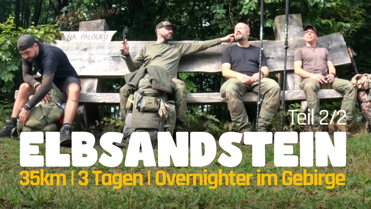 35km in 3 Tagen Overnighter im Gebirge | Elbsandsteintour 2/2 | 109 | Feuerabend | 2025 | deutsch