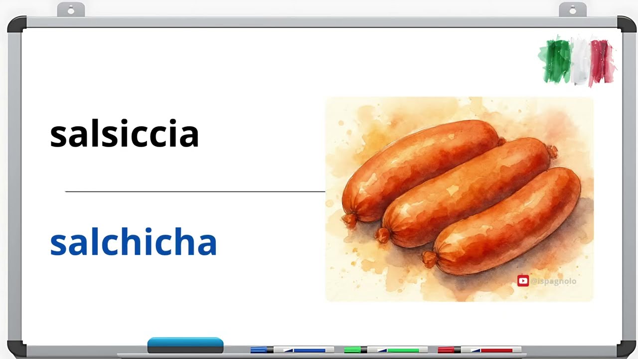 Curso de Italiano | Vocabulario de Cocina en Italiano con imagenes
