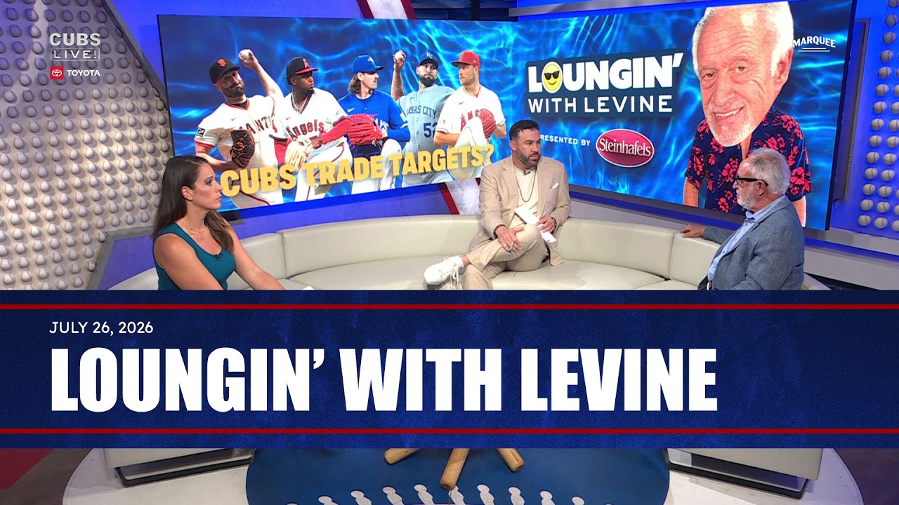 MLB TRADE DEADLINE: The Latest Cubs Chatter  👀 | Cubs Live! (Loungin' with Levine 😎)