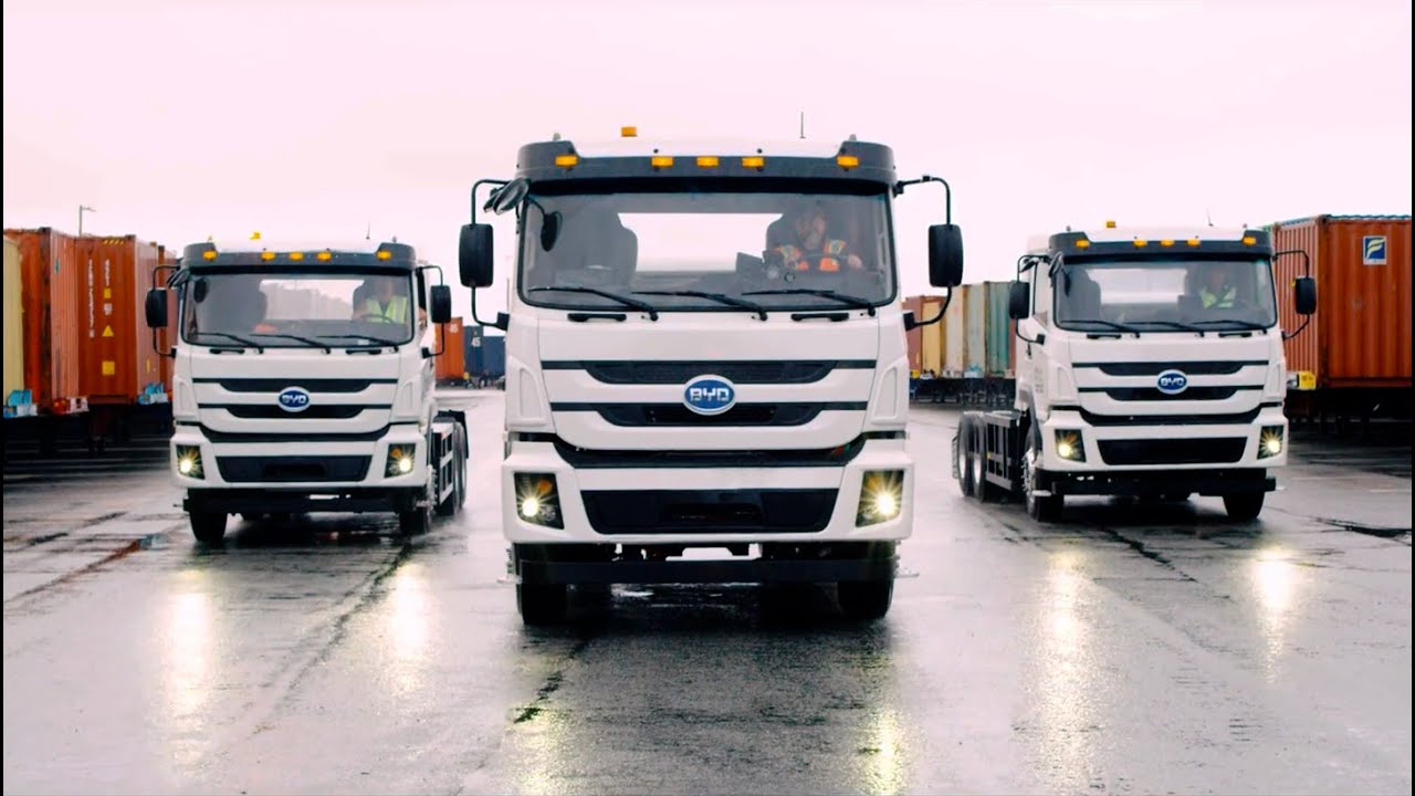 BYD Electric Semi Trucks