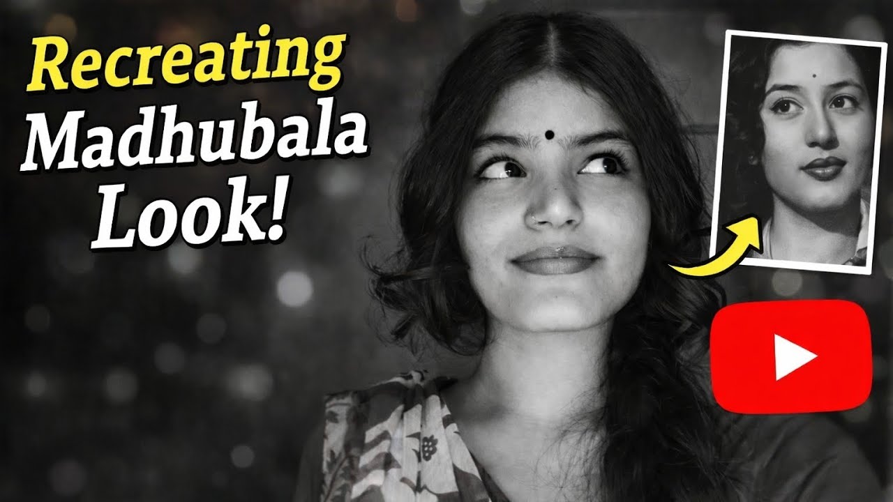 Recreate Madhubala look✨🫶🏻