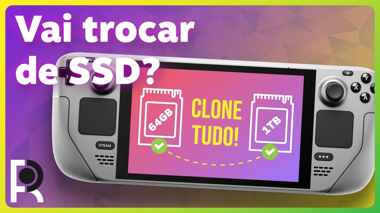 Mantenha TUDO IGUAL ANTES: Troque o SSD do Steam Deck SEM PERDER NADA!