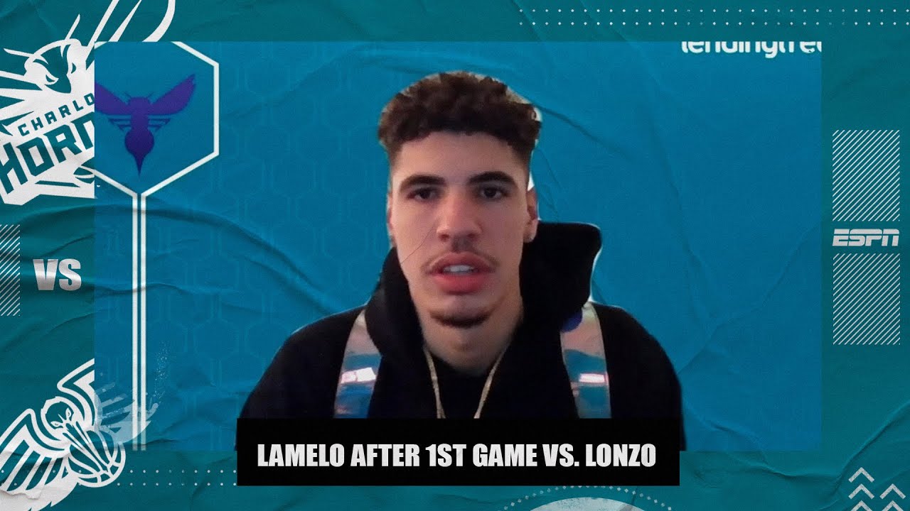 LaMelo Ball on first NBA game vs. Lonzo: 'It was cool to be out there with him' | NBA on ESPN