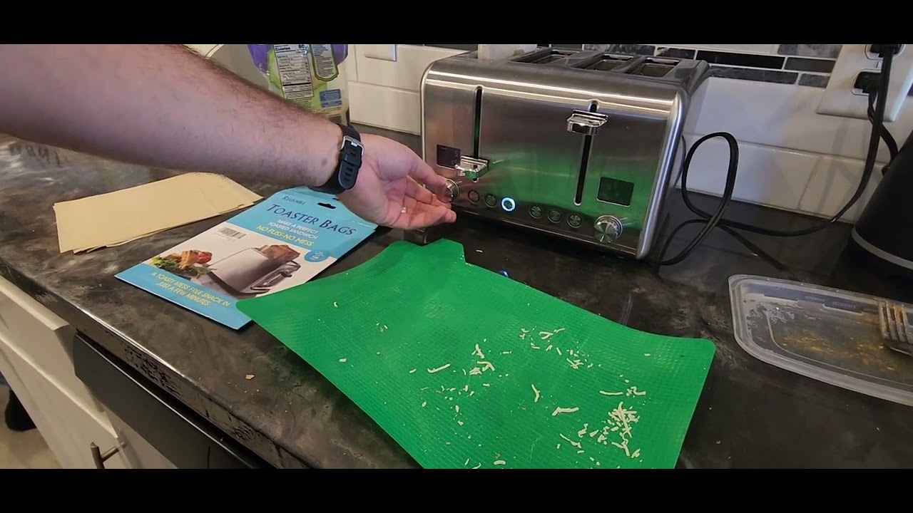 Review of the Toaster Bags for Grilled Cheese, Sandwiches, fries, and nuggets (Honest Review)