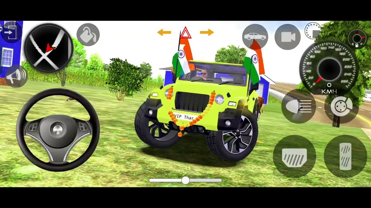 Modified Mahindra Thar😈Games:India Yellow Thar (Gadi Wala Games)Car Game Android Game - #2026part 31