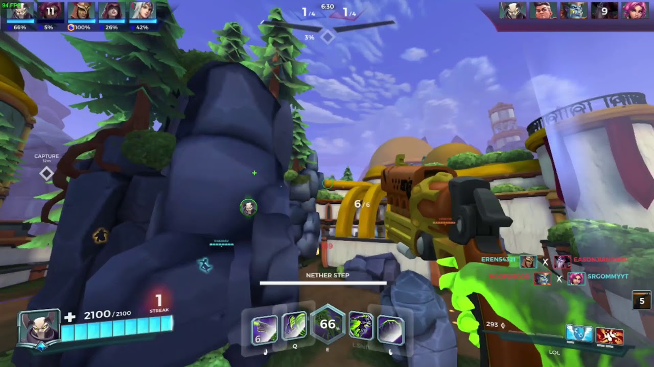 Paladins 1.9 New Siege Map | Androxus Gameplay