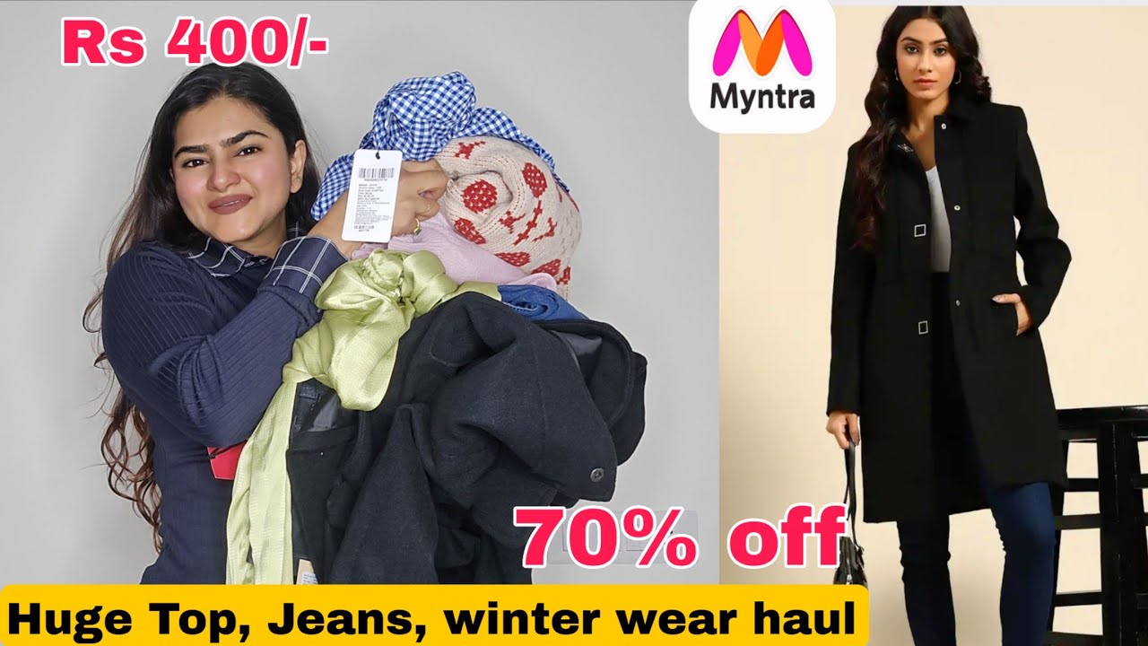 10 топов, джинсов, пуловеров, пальто и других товаров из Myntra | Новая коллекция Myntra | Цены о...