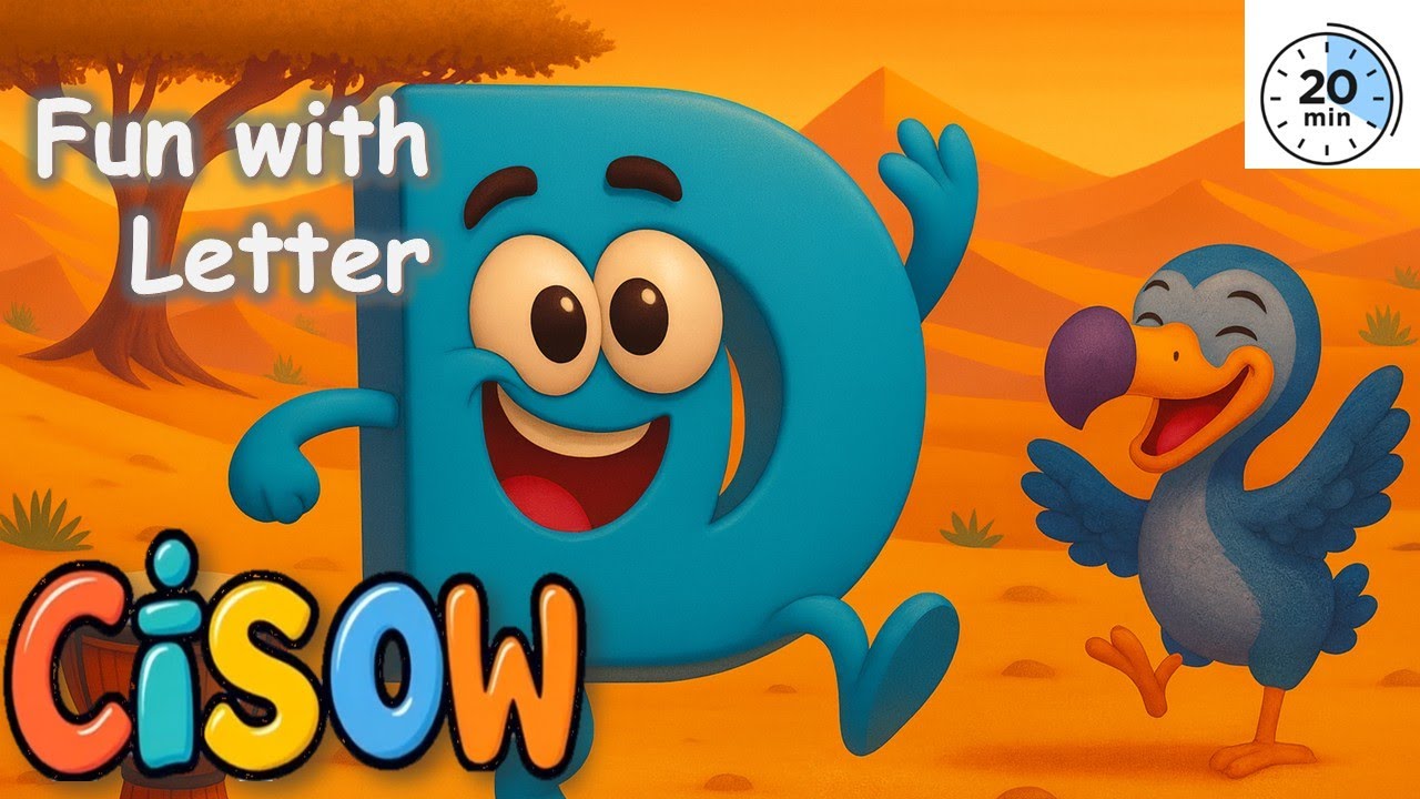 Learn the Letter D + More Letters | Dancing Drums & Desert Adventures | Baobab ABCs by CISOW
