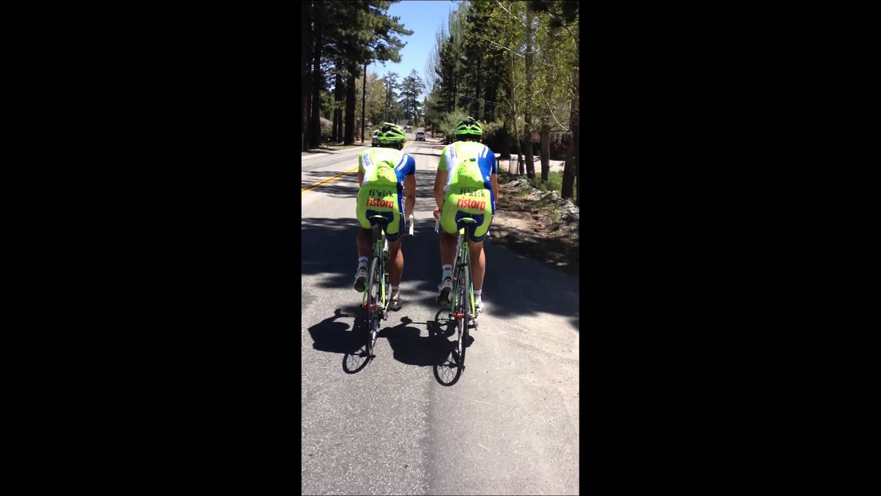 Riding with Team Liquigas