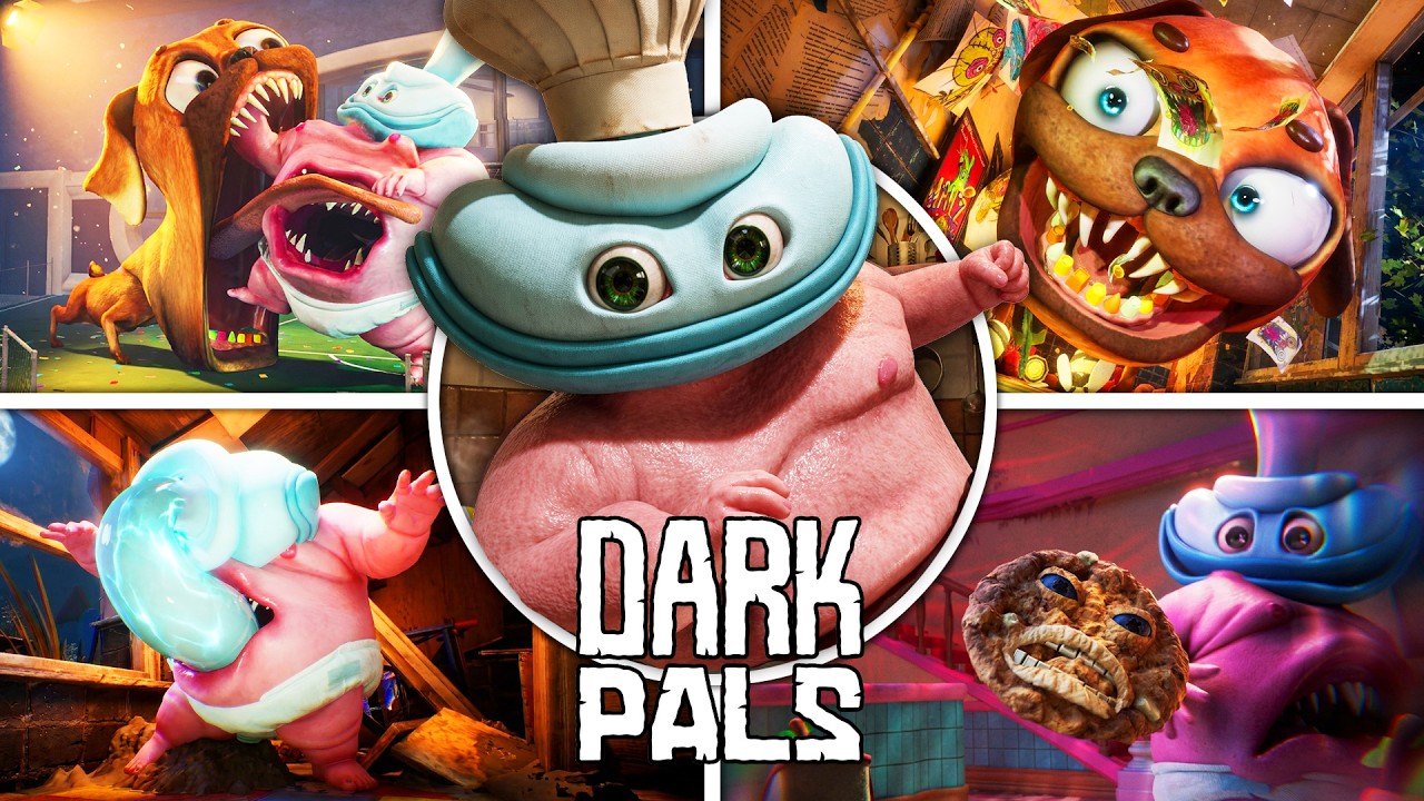 Dark Pals: The 1st Floor - All Jumpscares + All Bosses (Showcase)