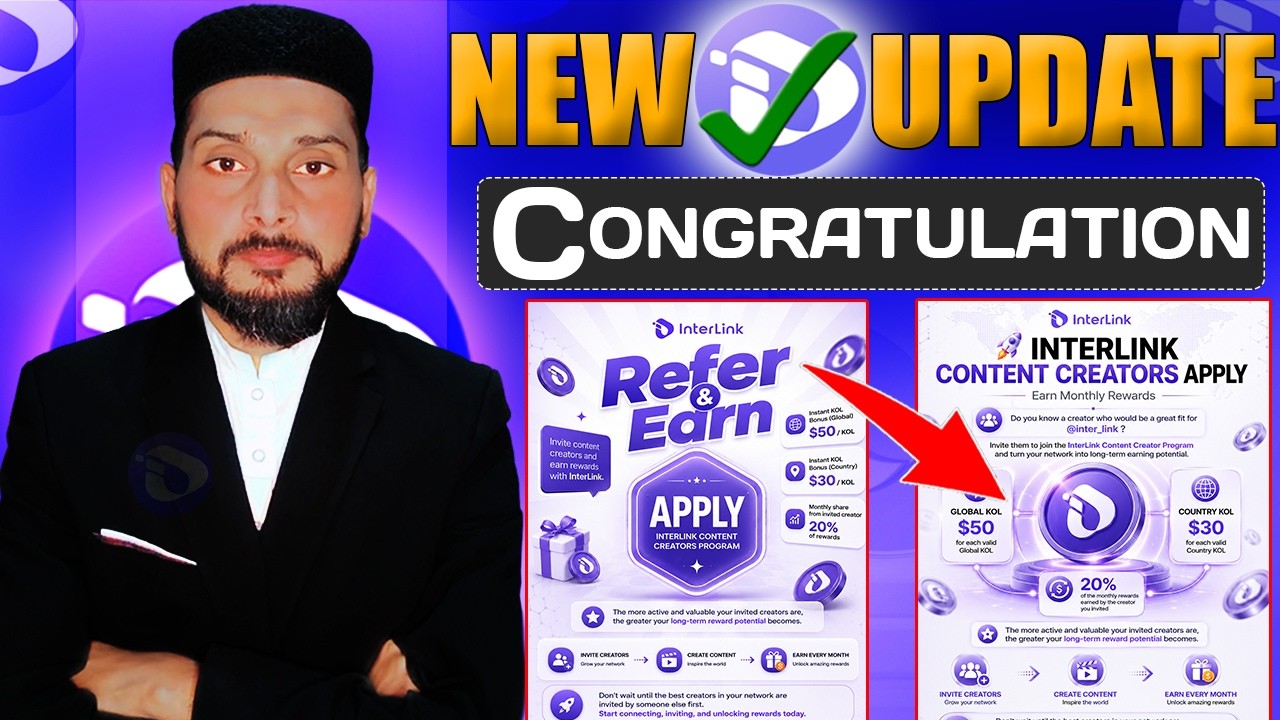 How to Join Interlink Content Creator Program? | Last Step Before Verification!
