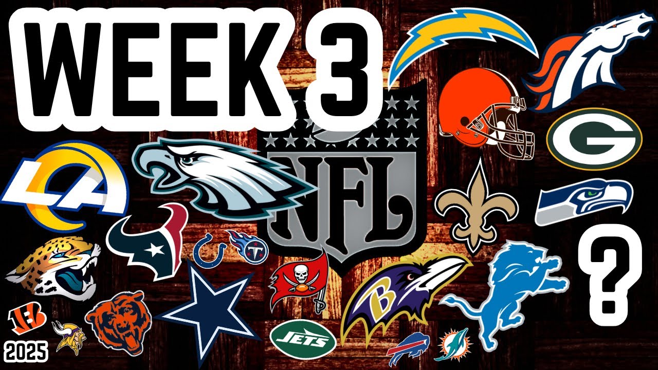FULL NFL WEEK 3 Picks and Predictions: 2025
