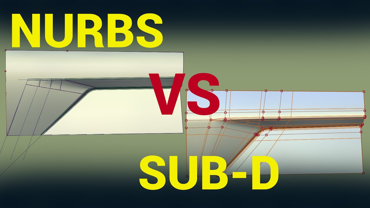 Which is the friendlier tool? Alias Nurbs vs SubD