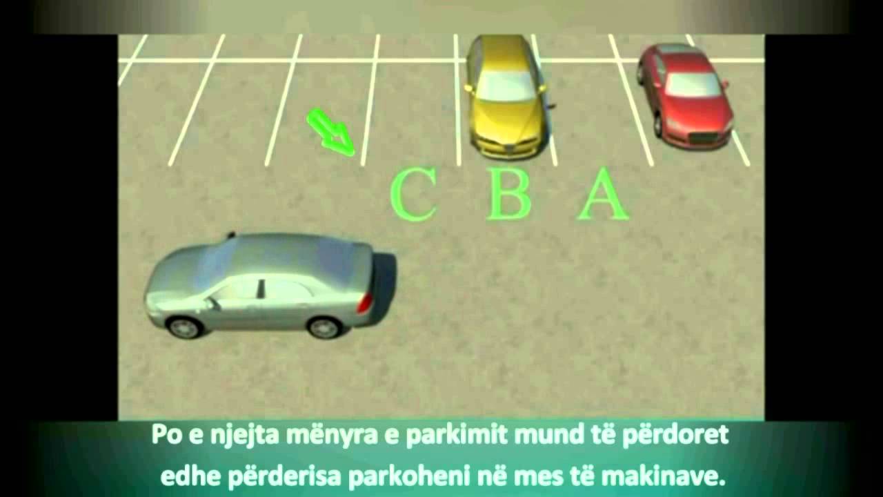 Parkim nën kënd të drejtë (simulim)