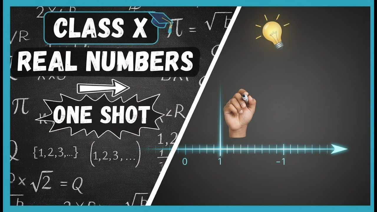 Real Numbers || Class X Maths Chapter 1 || One Shot