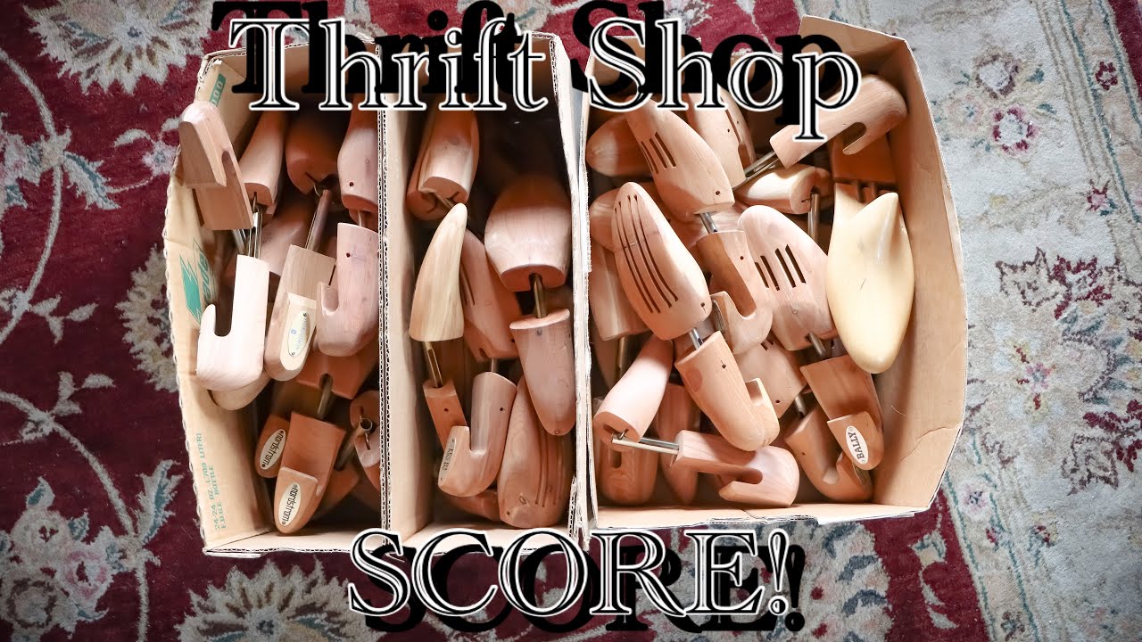 THRIFT STORE HAUL: SHOE TREES GALOR! STYLES, MAINTENANCE, & MORE!