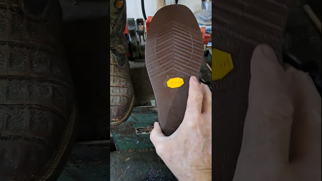 Alligator/Caiman Cowboy Boot Resole