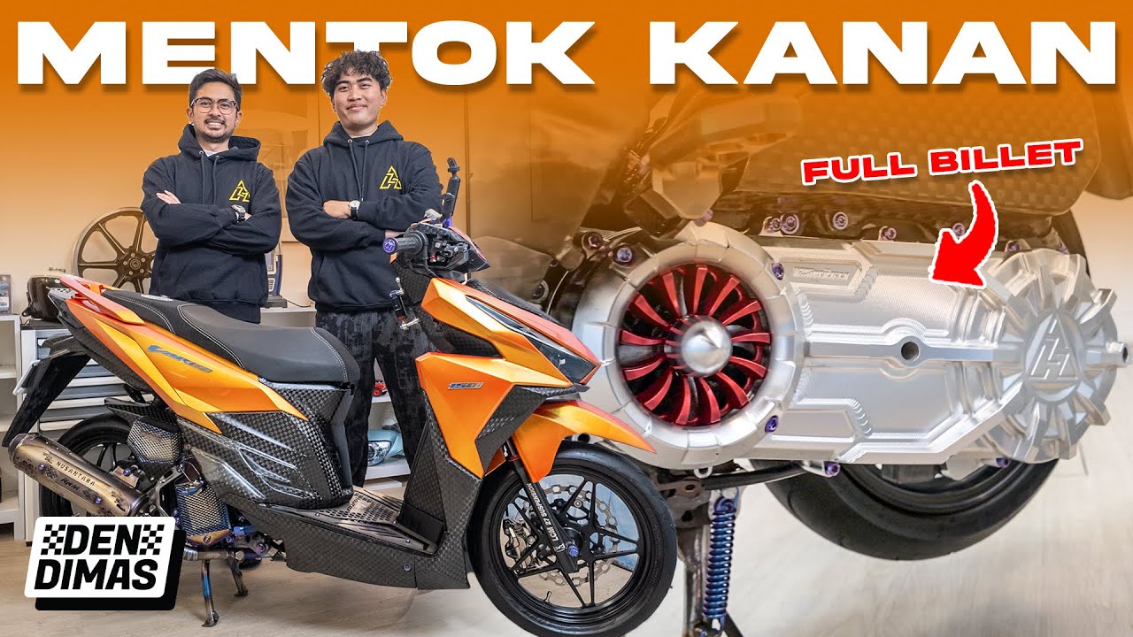 VARIO 100 JUTA‼️ Modif Vario 150 Led Old Rata Kanan Mentok ala Ngabers Random