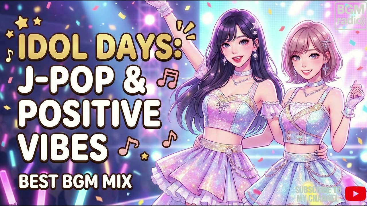【BGM radio】Sparkling Idol Days: Upbeat J-Pop for Vlog & Positive Vibes