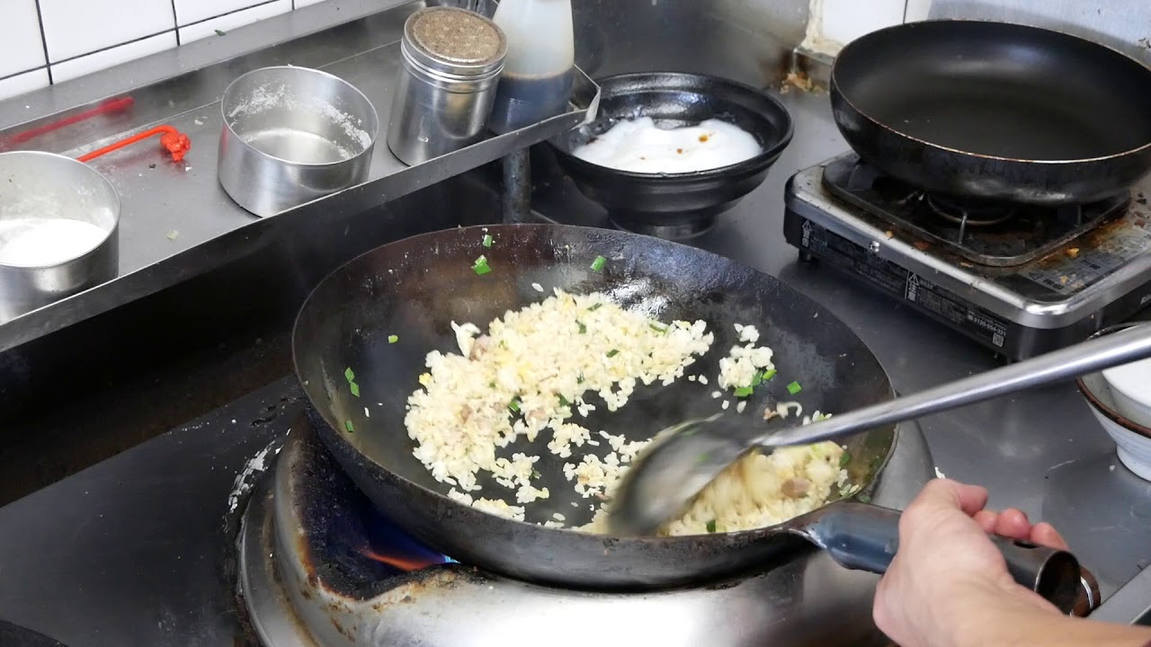 ラーメン屋がしっとりチャーハンを作るよ　Fried rice